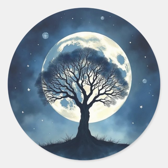 Tree of Life Classic Round Sticker (Front)