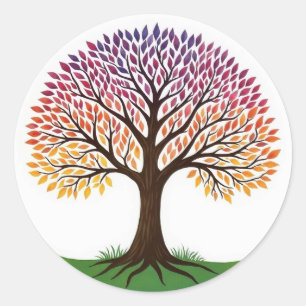 Tree of Life Classic Round Sticker