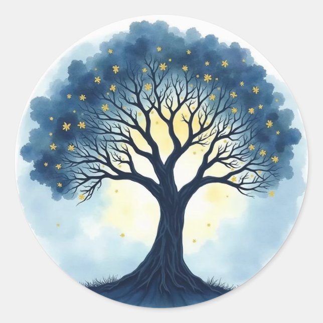 Tree of Life Classic Round Sticker (Front)