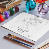 Tree of Life Coloring Postcard