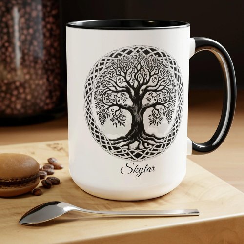 Tree of Life Custom Mug Scottish Gifts Mug