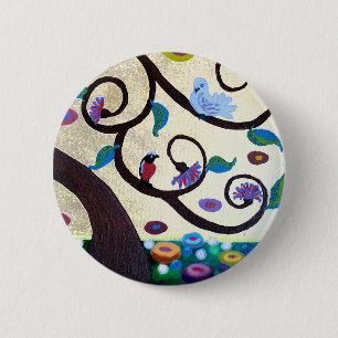 Tree of life detail pinback button
