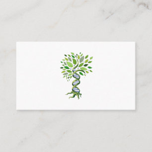 Tree of Life DNA Genetics Biology Environment Business Card