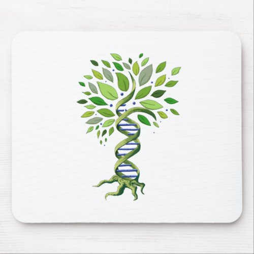 Tree of Life DNA Genetics Biology Environment Mouse Pad