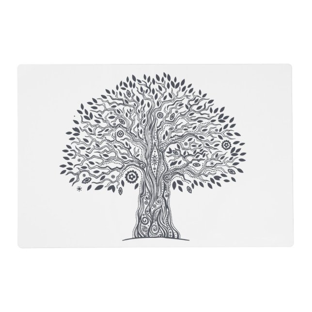 Tree Of Life Doodle Placemat (Front)