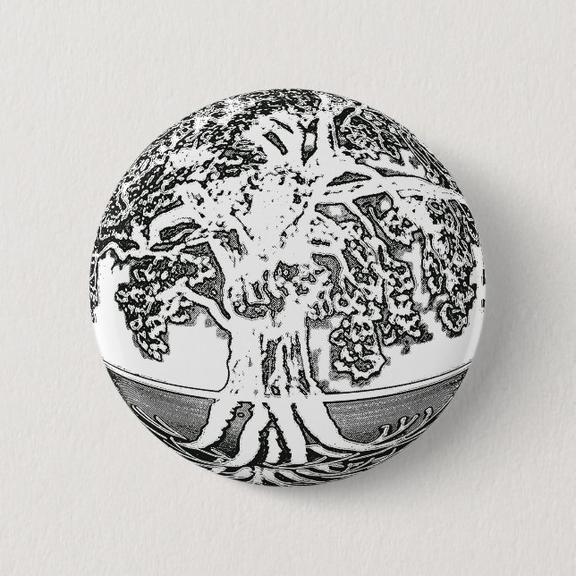 Tree of Life Earth Button (Front)