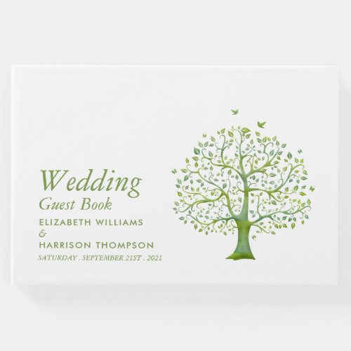 Tree of Life Elegant Wedding Guest Book