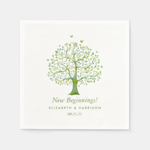 Tree of Life, Elegant Wedding Napkins