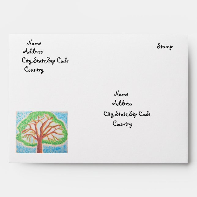 Tree of Life-envelope Envelope (Front)