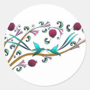 Tree of life envelope seal stickers