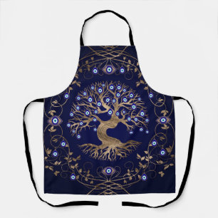 Tree of Life Evil Eye Ornament Apron