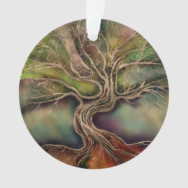 Tree of life - fall shadows ornament (Front)