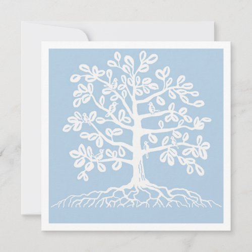 Tree of life family tree card