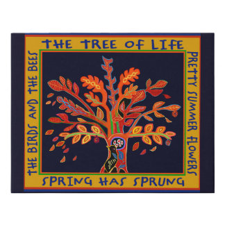 Tree of Life Faux Canvas Print