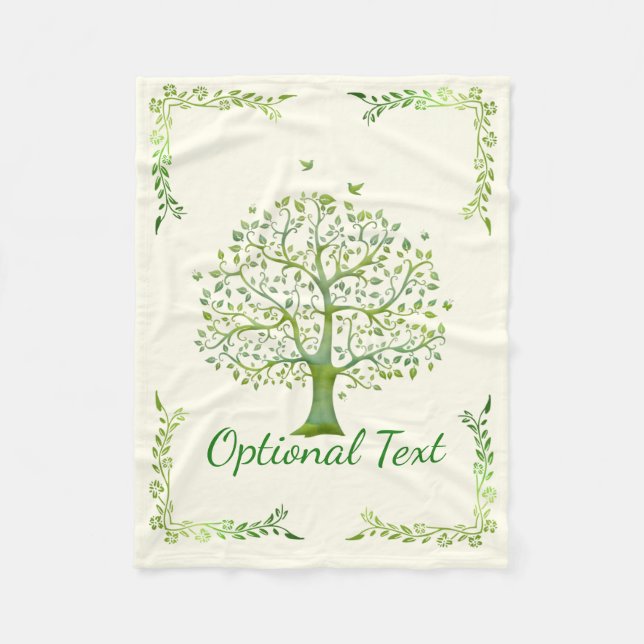 Tree of Life Fleece Blanket (Front)