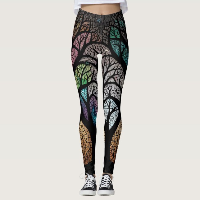 Tree of Life Girl Power & Love Leggings (Front)