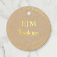 Tree of Life Gold Foil Wedding Baby Bar Bat Mitvah Foil Favor Tags