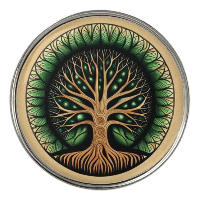 Tree of Life golf ball markers (Front)