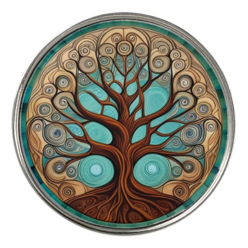 Tree of Life golf ball markers