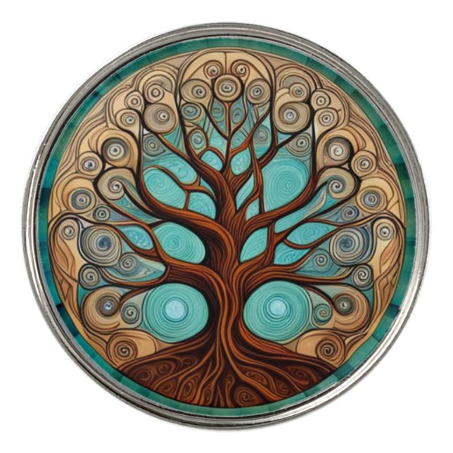 Tree of Life golf ball markers (Front)