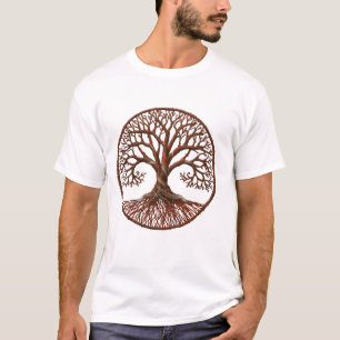 Tree of Life Graphic T-Shirt - Artistic Celtic Nat