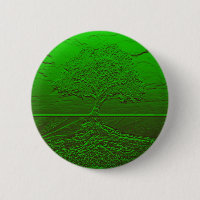 Tree of Life Green Energy Button