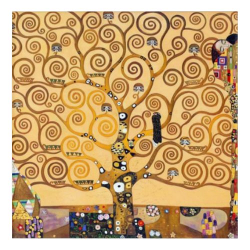 Tree Of Life Gustav Klimt Acrylic Print