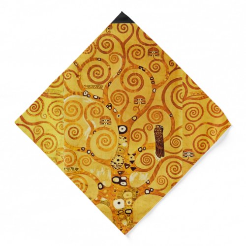 Tree of Life Gustav Klimt Nouveau Bandana