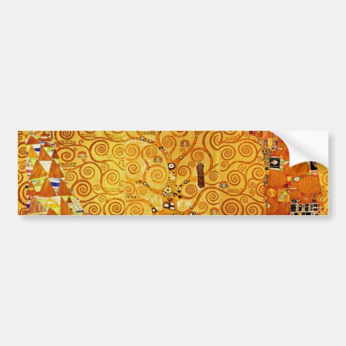 Tree of Life Gustav Klimt Nouveau Bumper Sticker