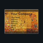 Tree of Life Gustav Klimt Nouveau Business Card<br><div class="desc">The Tree of Life (1909)  is a beautiful painting by Vienna Secessionist painter Gustav Klimt. Known for painting with pure gold,  his art is vibrant and fun. The Tree of Life's branches curl towards the heavens.</div>