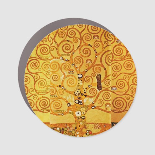 Tree of Life Gustav Klimt Nouveau Car Magnet