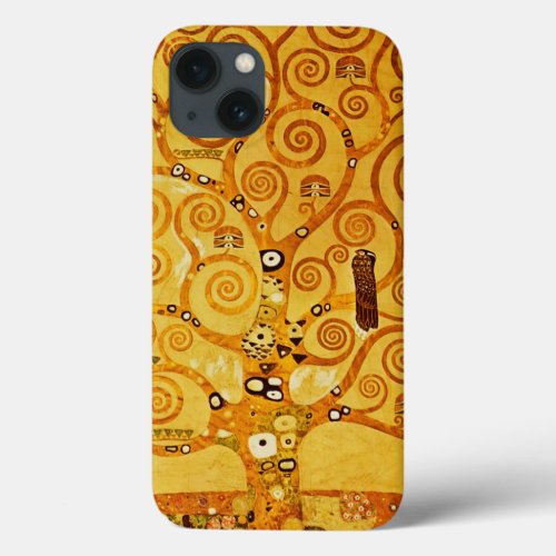 Tree of Life Gustav Klimt Nouveau iPhone 13 Case