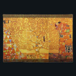 Tree of Life Gustav Klimt Nouveau Cloth Placemat<br><div class="desc">The Tree of Life (1909)  is a beautiful painting by Vienna Secessionist painter Gustav Klimt. Known for painting with pure gold,  his art is vibrant and fun. The Tree of Life is a classic art nouveau painting.</div>