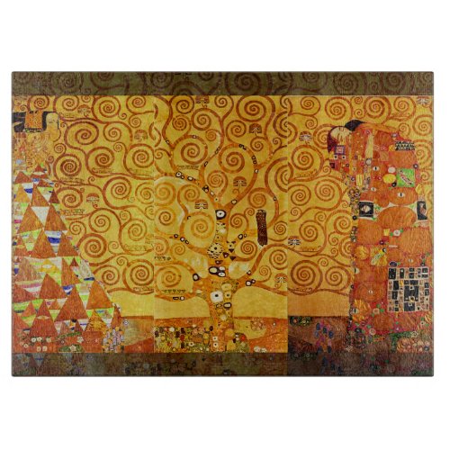 Tree of Life Gustav Klimt Nouveau Cutting Board