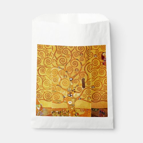 Tree of Life Gustav Klimt Nouveau Favor Bag