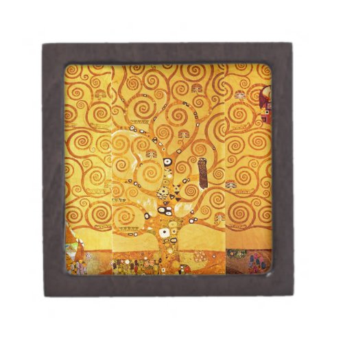 Tree of Life Gustav Klimt Nouveau Jewelry Box
