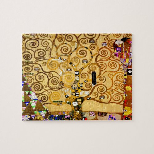 Tree of Life Gustav Klimt Nouveau Jigsaw Puzzle