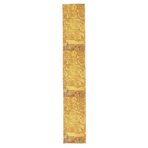 Tree of Life Gustav Klimt Nouveau Long Table Runner