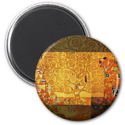 Tree of Life Gustav Klimt Nouveau Magnet