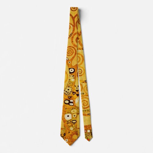 Tree of Life Gustav Klimt Nouveau Neck Tie