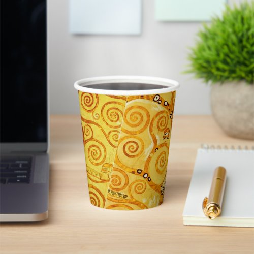 Tree of Life Gustav Klimt Nouveau Paper Cups