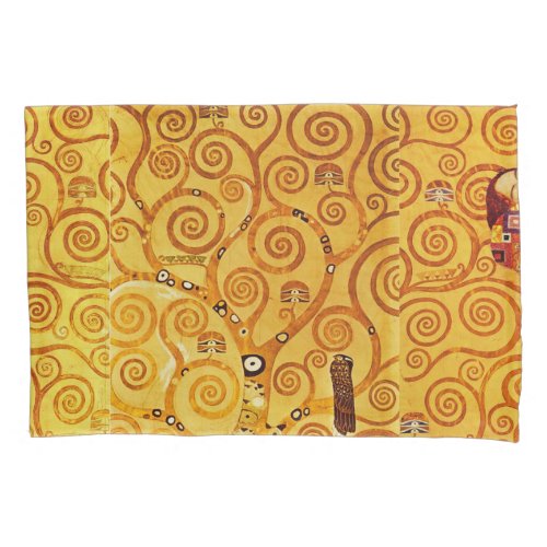 Tree of Life Gustav Klimt Nouveau Pillow Case