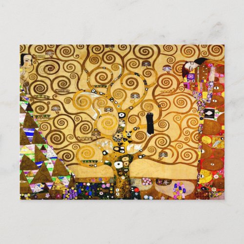 Tree of Life Gustav Klimt Nouveau Postcard