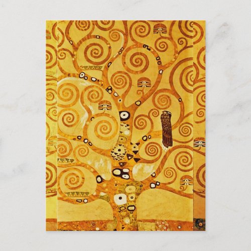 Tree of Life Gustav Klimt Nouveau Postcard