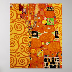 Tree of Life Gustav Klimt Nouveau Poster