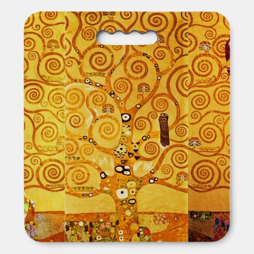 Tree of Life Gustav Klimt Nouveau Seat Cushion