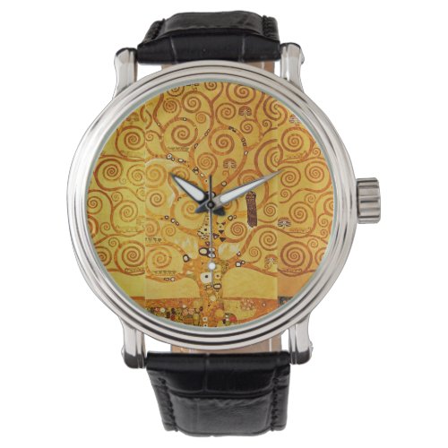 Tree of Life Gustav Klimt Nouveau Watch