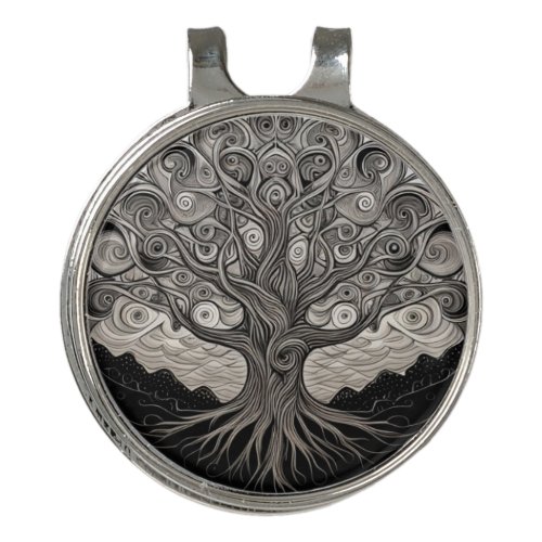 Tree of Life Hat Clip