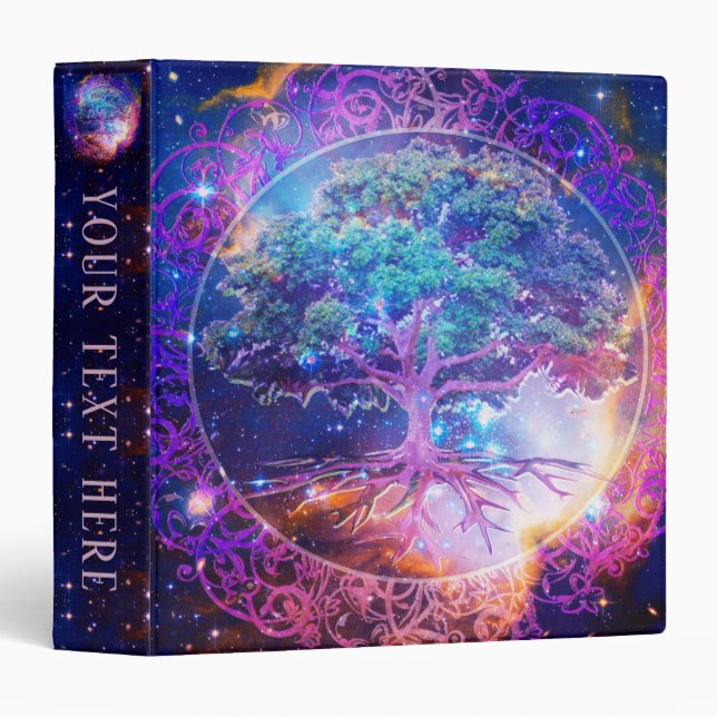 Tree of Life Healing 3 Ring Binder (Front/Spine)