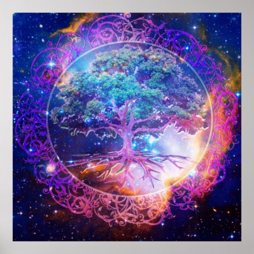 Tree of Life Healing Poster | Zazzle